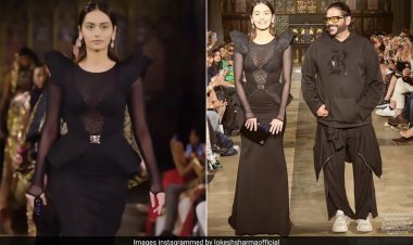 From Beauty Queen to Fashion Icon: Manushi Chhillar's Dazzling Debut at London Fashion Week 2023